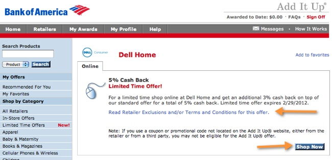 add it up dell.com example